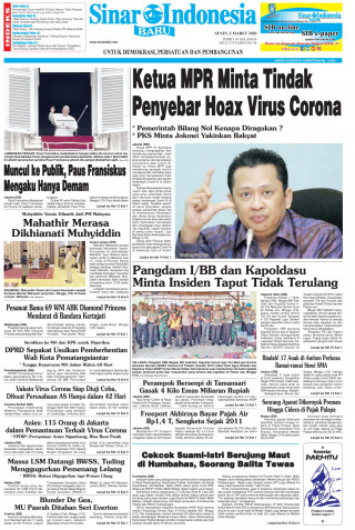 Ketua MPR Minta Tindak Penyebar Hoax Virus Corona