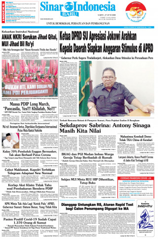 Ketua DPRD SU Apresiasi Jokowi Arahkan Kepala Daerah Siapkan Anggaran Stimulus di APBD