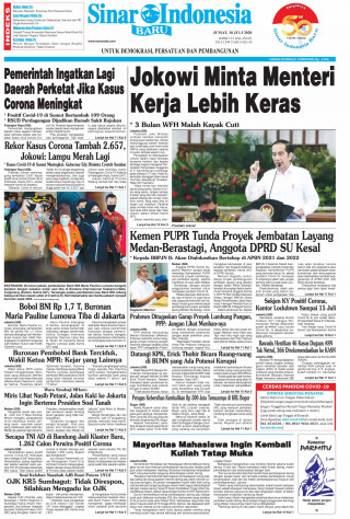 Jokowi Minta Menteri Kerja Lebih Keras