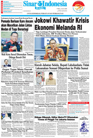 Jokowi Khawatir Krisis Ekonomi Melanda RI