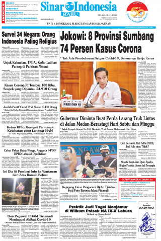 Jokowi: 8 Provinsi Sumbang 74 Persen Kasus Corona