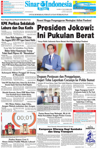 Presiden Jokowi: Ini Pukulan Berat