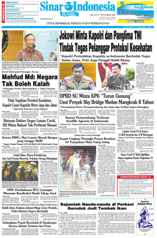 Jokowi Minta Kapolri dan Panglima TNI Tindak Tegas Pelanggar Protokol Kesehatan