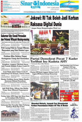 Jokowi: RI Tak Boleh Jadi Korban Raksasa Digital Dunia