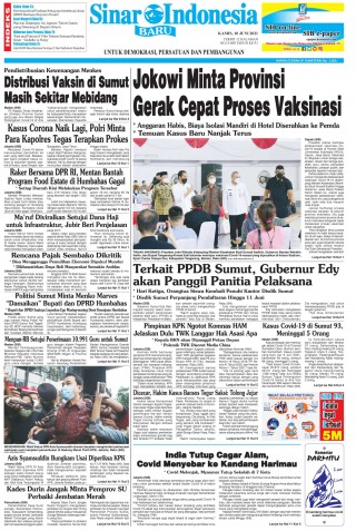 Jokowi Minta Provinsi Gerak Cepat Proses Vaksinasi