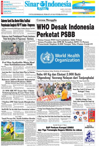 WHO Desak Indonesia Perketat PSBB