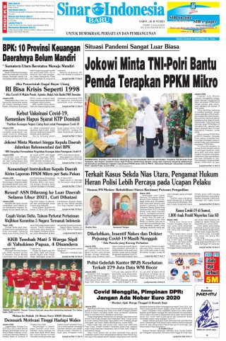 Jokowi Minta TNI-Polri Bantu Pemda Terapkan PPKM Mikro