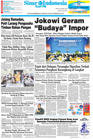 Jokowi Geram “Budaya” Impor