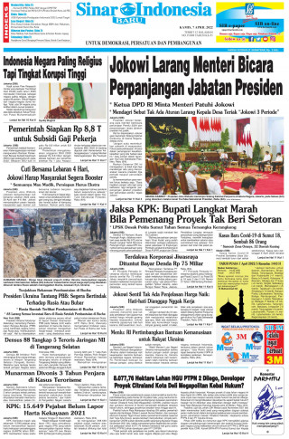 Jokowi Larang Menteri Bicara Perpanjangan Jabatan Presiden
