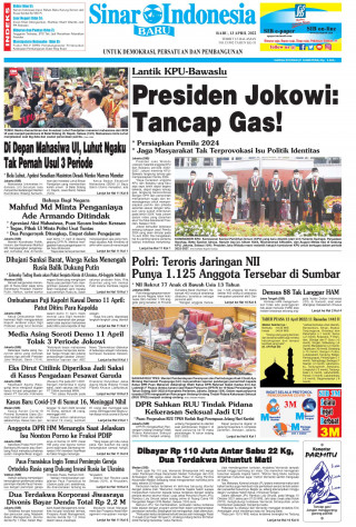 Presiden Jokowi: Tancap Gas!