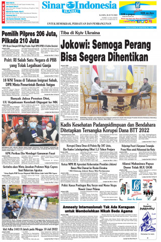 Jokowi: Semoga Perang Bisa Segera Dihentikan
