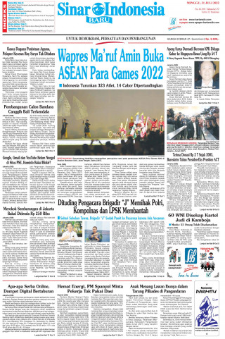 Wapres Maruf Amin Buka ASEAN Para Games 2022