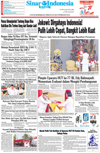 Jokowi: Dirgahayu Indonesia! Pulih Lebih Cepat, Bangkit Lebih Kuat