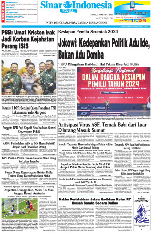 Jokowi: Kedepankan Politik Adu Ide, Bukan Adu Domba