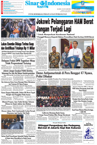 Jokowi: Pelanggaran HAM Berat Jangan Terjadi Lagi