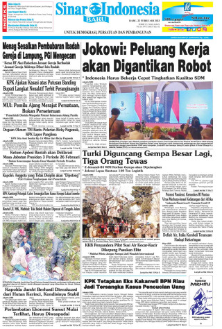 Jokowi: Peluang Kerja akan Digantikan Robot