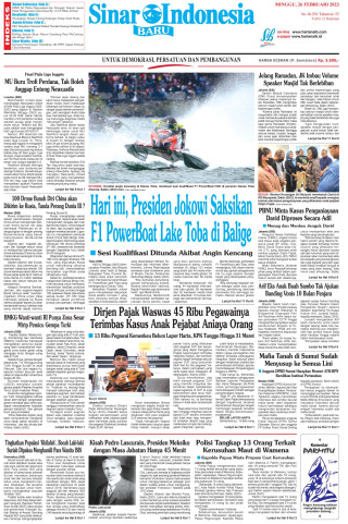 Hari ini, Presiden Jokowi Saksikan F1 PowerBoat Lake Toba di Balige