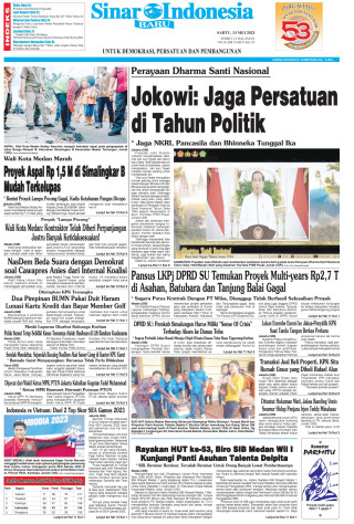 Jokowi: Jaga Persatuan di Tahun Politik