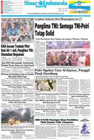 Panglima TNI: Semoga TNI-Polri Tetap Solid