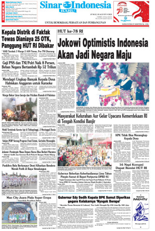 Jokowi Optimistis Indonesia Akan Jadi Negara Maju