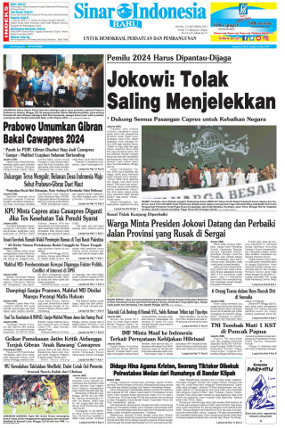 Jokowi: Tolak Saling Menjelekkan