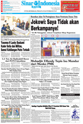 Jokowi: Saya Tidak akan Berkampanye!