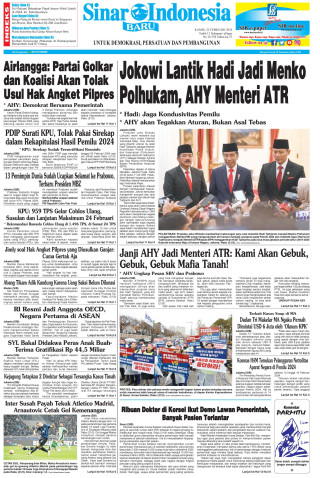 Jokowi Lantik Hadi Jadi Menko Polhukam, AHY Menteri ATR
