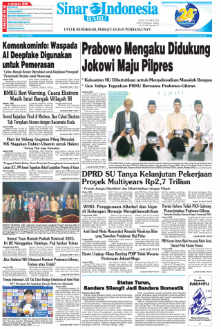 Prabowo Mengaku Didukung Jokowi Maju Pilpres