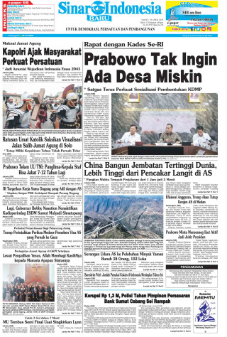 Prabowo Tak Ingin Ada Desa Miskin Prabowo Tak Ingin Ada Desa Miskin