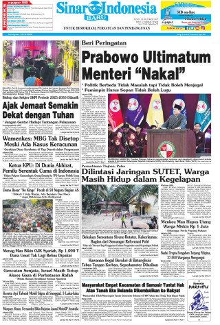 Prabowo Ultimatum Menteri Nakal Prabowo Ultimatum Menteri Nakal