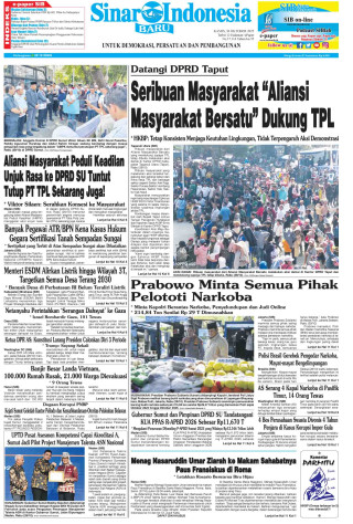 Seribuan Masyarakat Aliansi Masyarakat Bersatu Dukung TPL Seribuan Masyarakat Aliansi Masyarakat Bersatu Dukung TPL