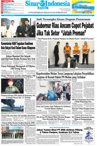 Gubernur Riau Ancam Copot Pejabat Jika Tak Setor Jatah Preman Gubernur Riau Ancam Copot Pejabat Jika Tak Setor Jatah Preman