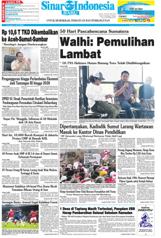 Walhi: Pemulihan Lambat