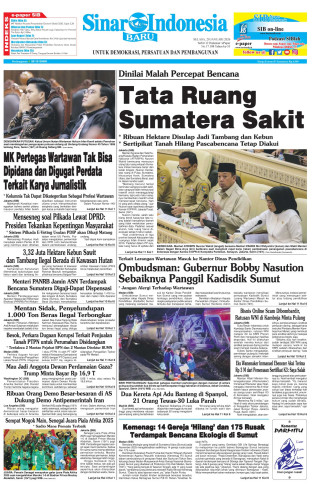 Tata Ruang Sumatera Sakit