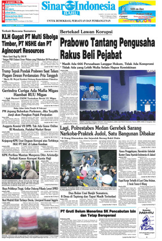 Prabowo Tantang Pengusaha Rakus Beli Pejabat