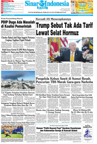Trump Sebut Tak Ada Tarif Lewat Selat Hormuz