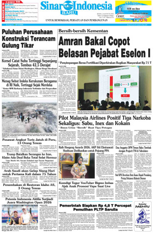 Amran Bakal Copot Belasan Pejabat Eselon I
