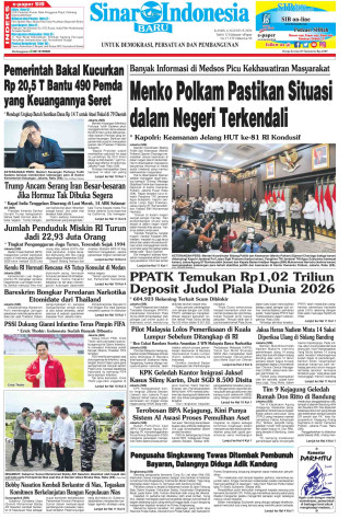 Menko Polkam Pastikan Situasi dalam Negeri Terkendali