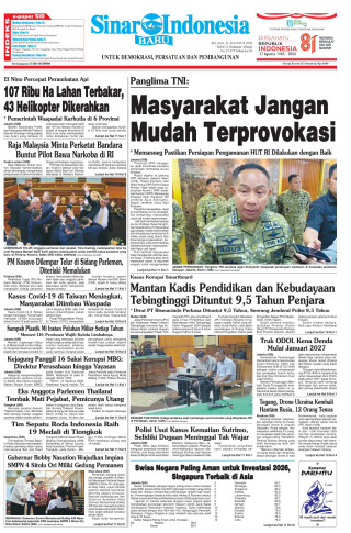 Masyarakat Jangan Mudah Terprovokasi Masyarakat Jangan Mudah Terprovokasi