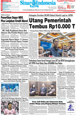 Utang Pemerintah Tembus Rp10.000 T Utang Pemerintah Tembus Rp10.000 T